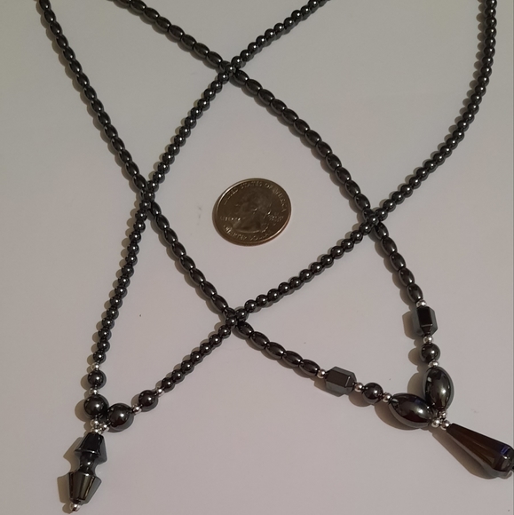 Hematite Necklace set of two - Picture 6 of 8
